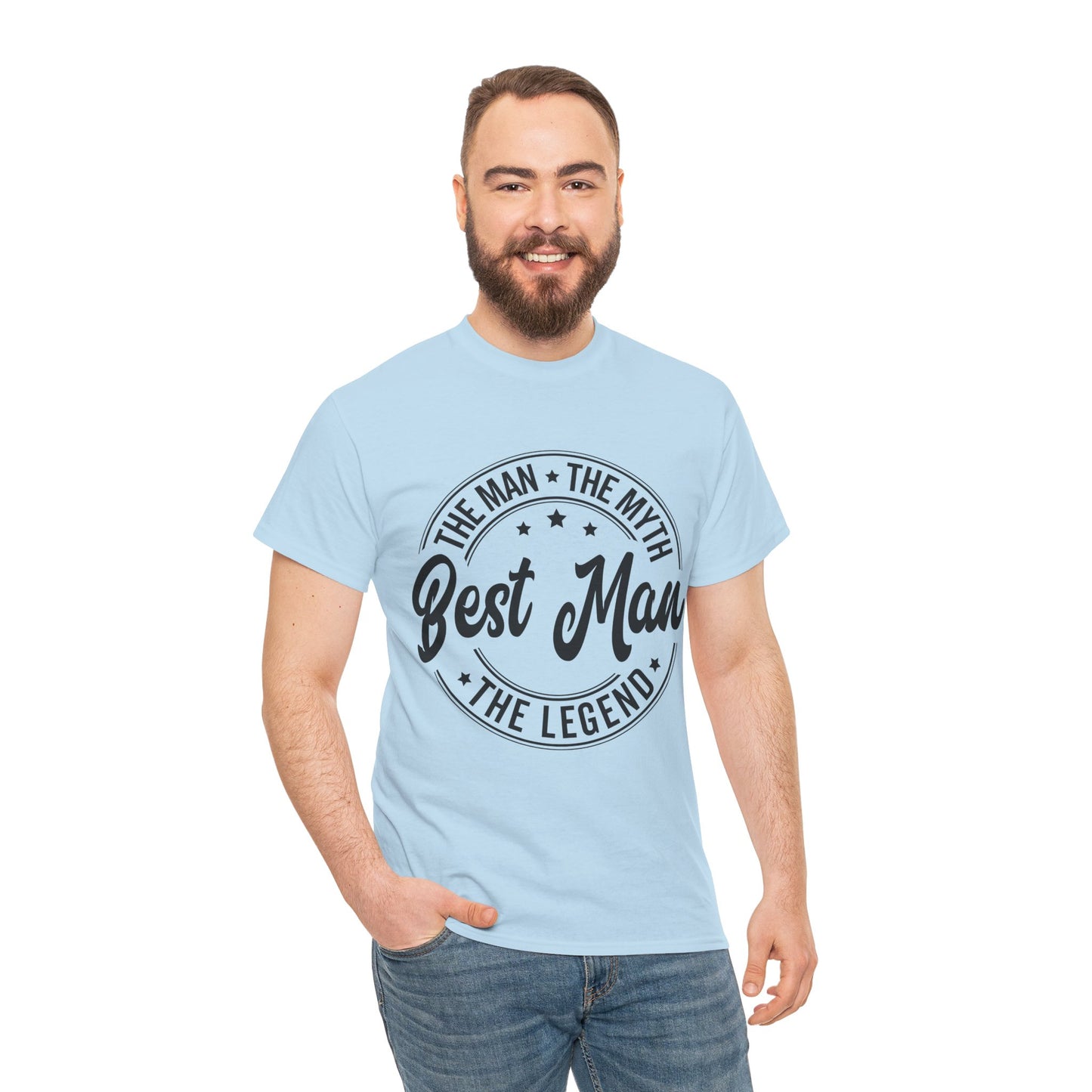 Best Man Tee | Unisex Heavy Cotton Tee