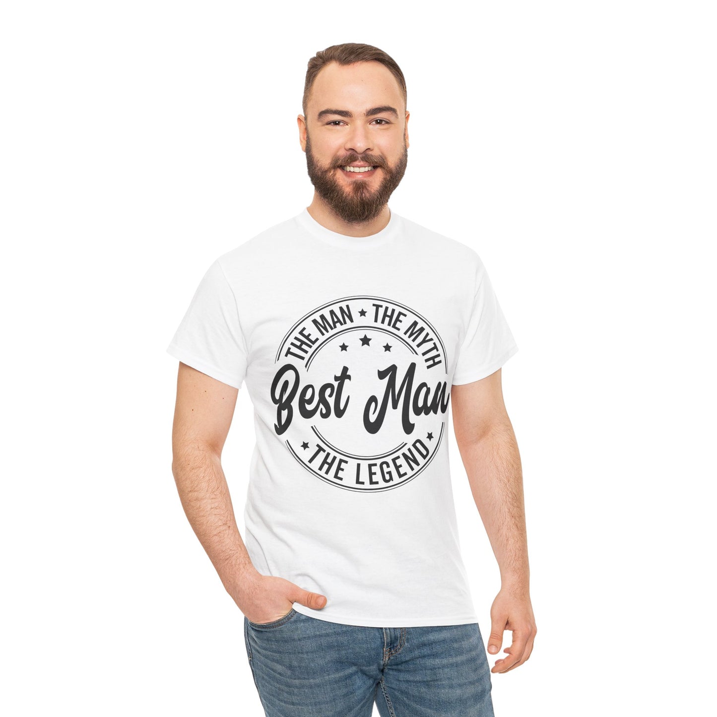 Best Man Tee | Unisex Heavy Cotton Tee
