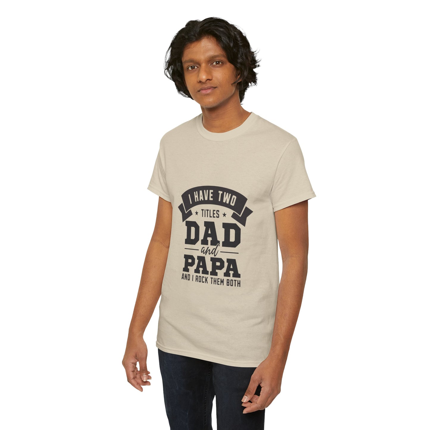 Dad & Papa | Unisex Heavy Cotton Tee