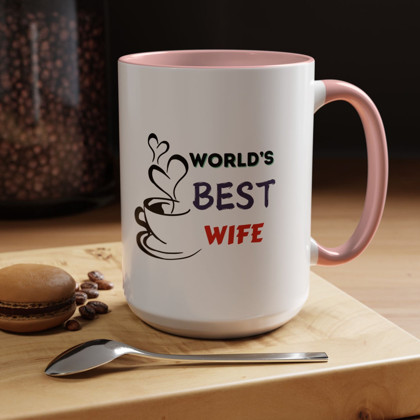 World's Best Wife Accent Coffee Mug (11, 15oz)