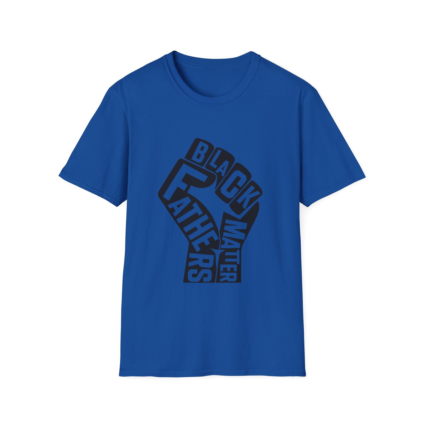 Black Fathers Matter | Unisex Softstyle T-Shirt Black