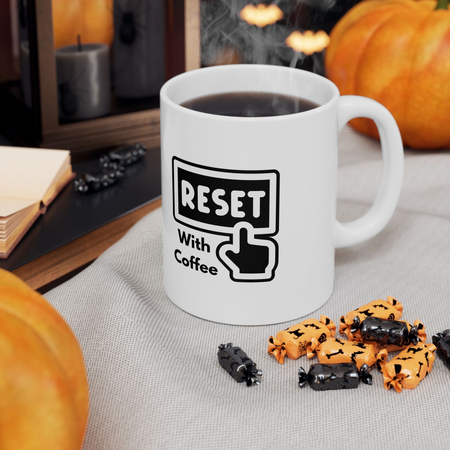 Reset With Coffee Mug