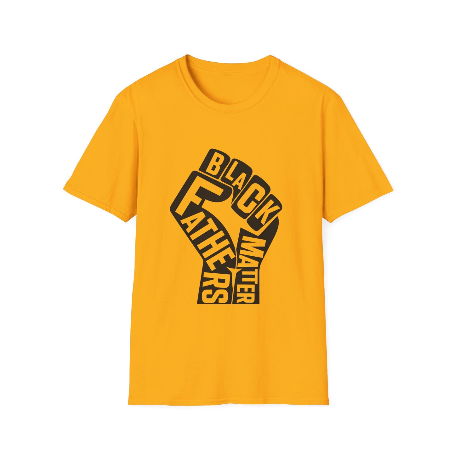Black Fathers Matter | Unisex Softstyle T-Shirt Black
