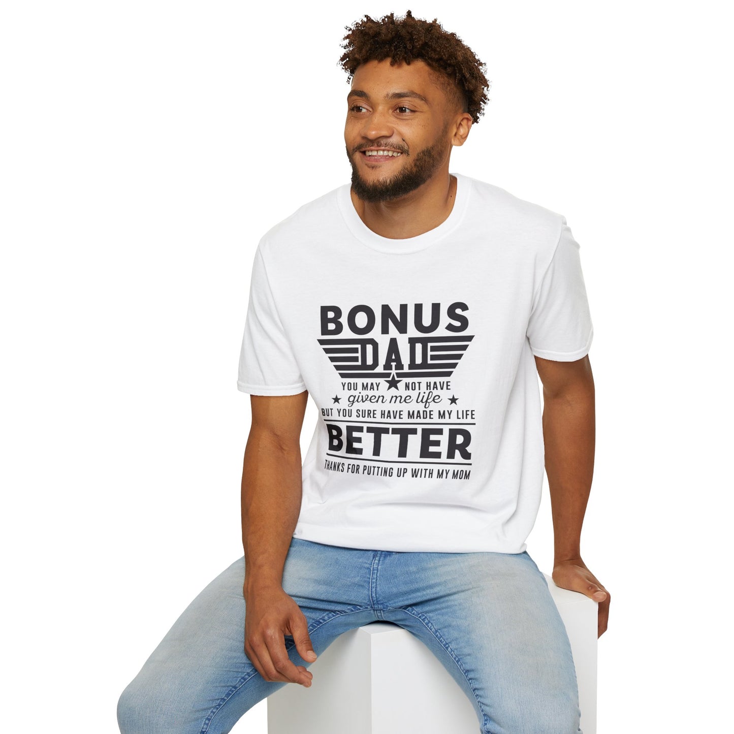 Bonus Dad | Unisex Softstyle T-Shirt