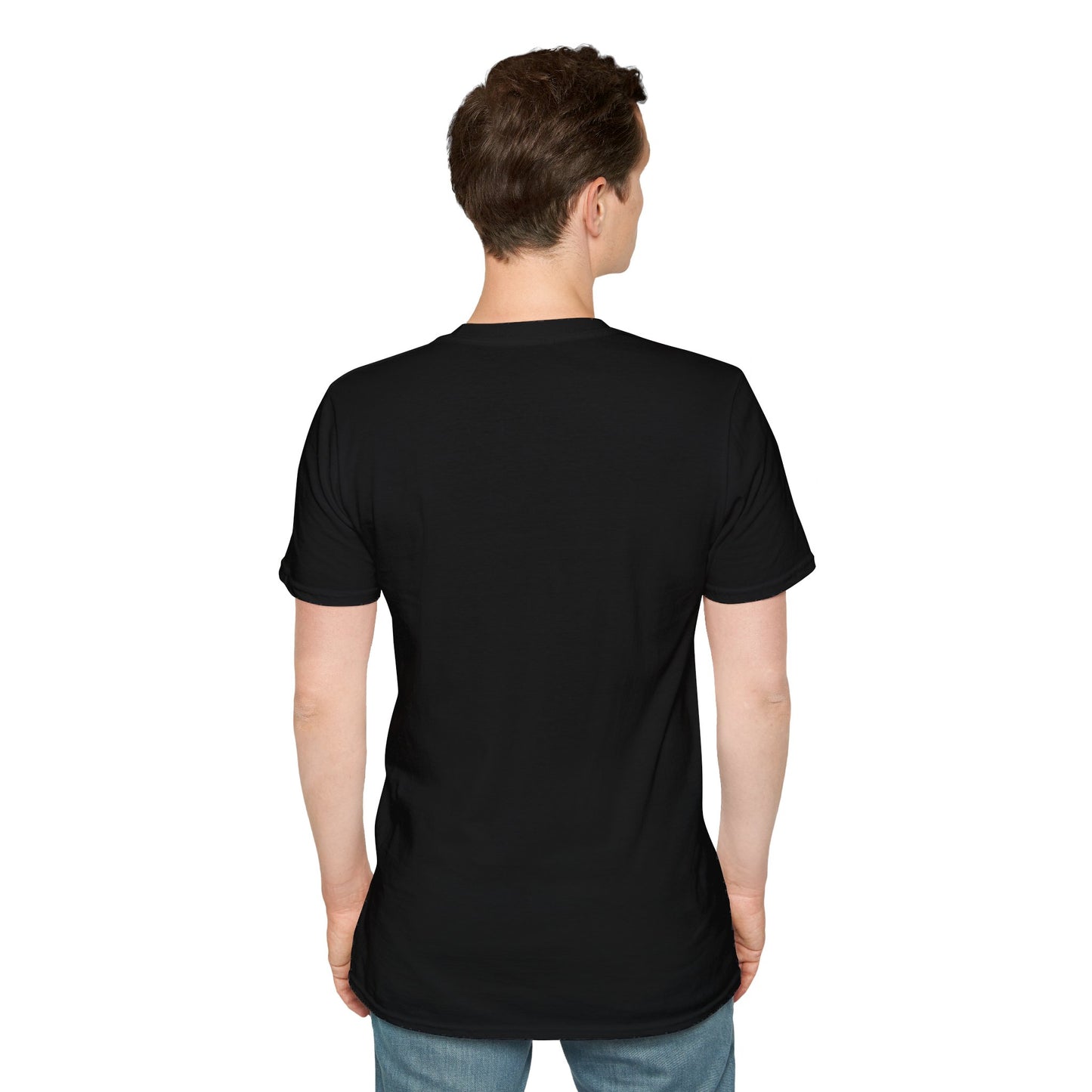 Black Father My Son's Hero| Unisex Softstyle T-Shirt