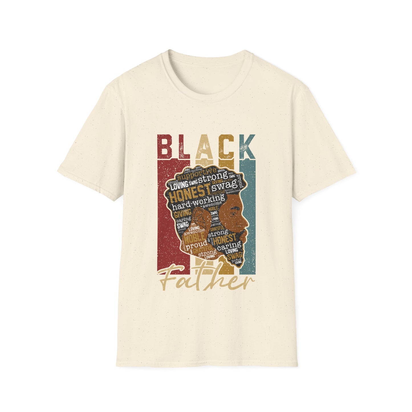 Black Father |Unisex Softstyle T-Shirt