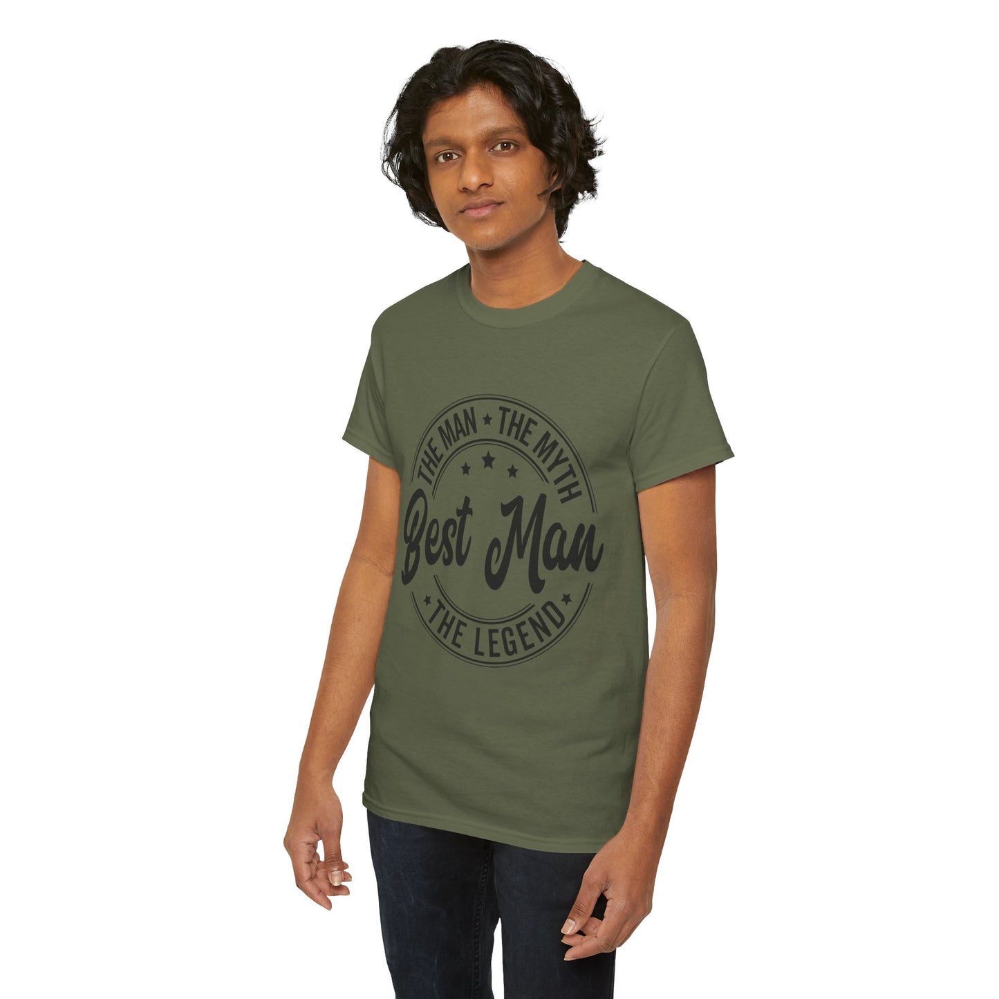 Best Man Tee | Unisex Heavy Cotton Tee