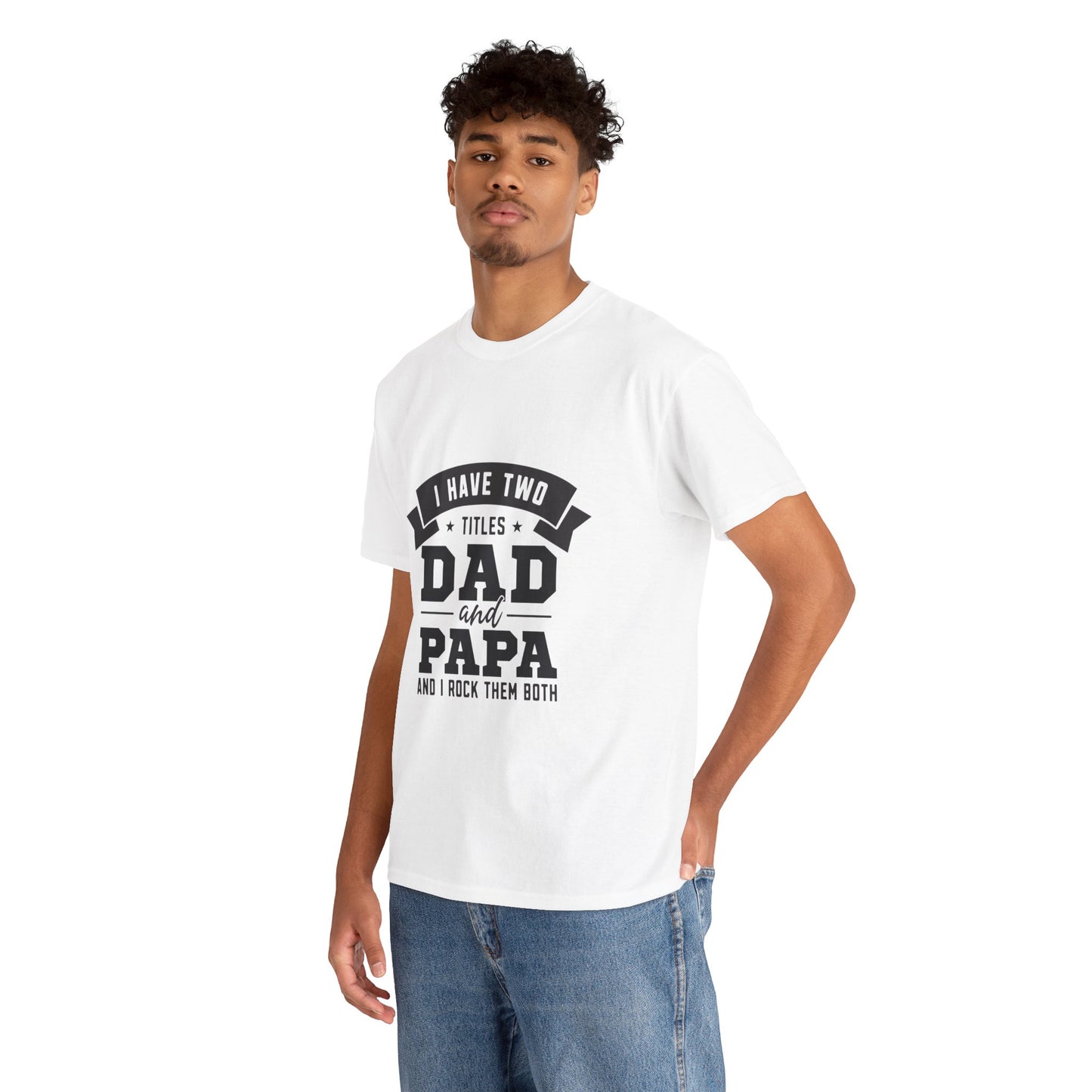 Dad & Papa | Unisex Heavy Cotton Tee