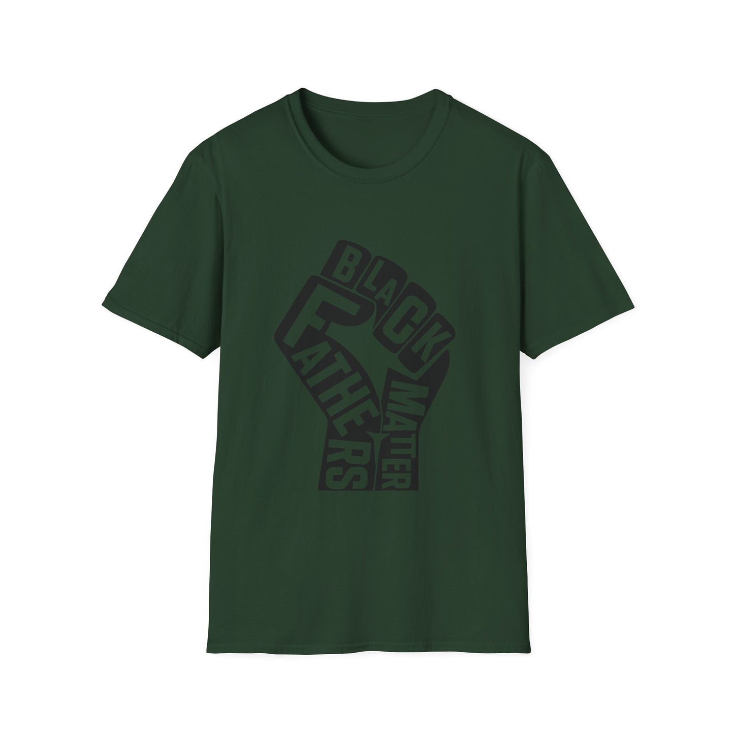 Black Fathers Matter | Unisex Softstyle T-Shirt Black