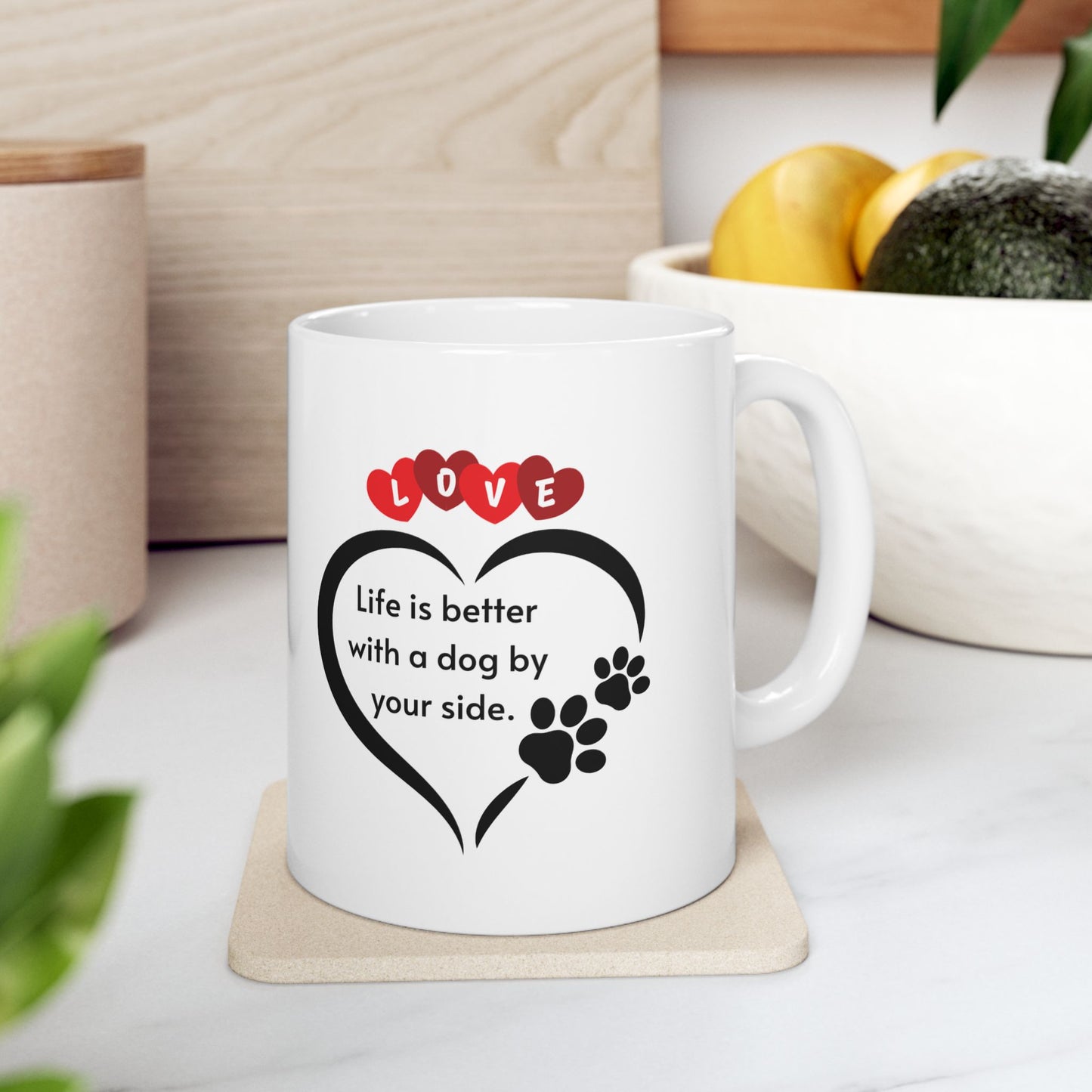 Dog Lover Ceramic Mug, (11oz, 15oz)