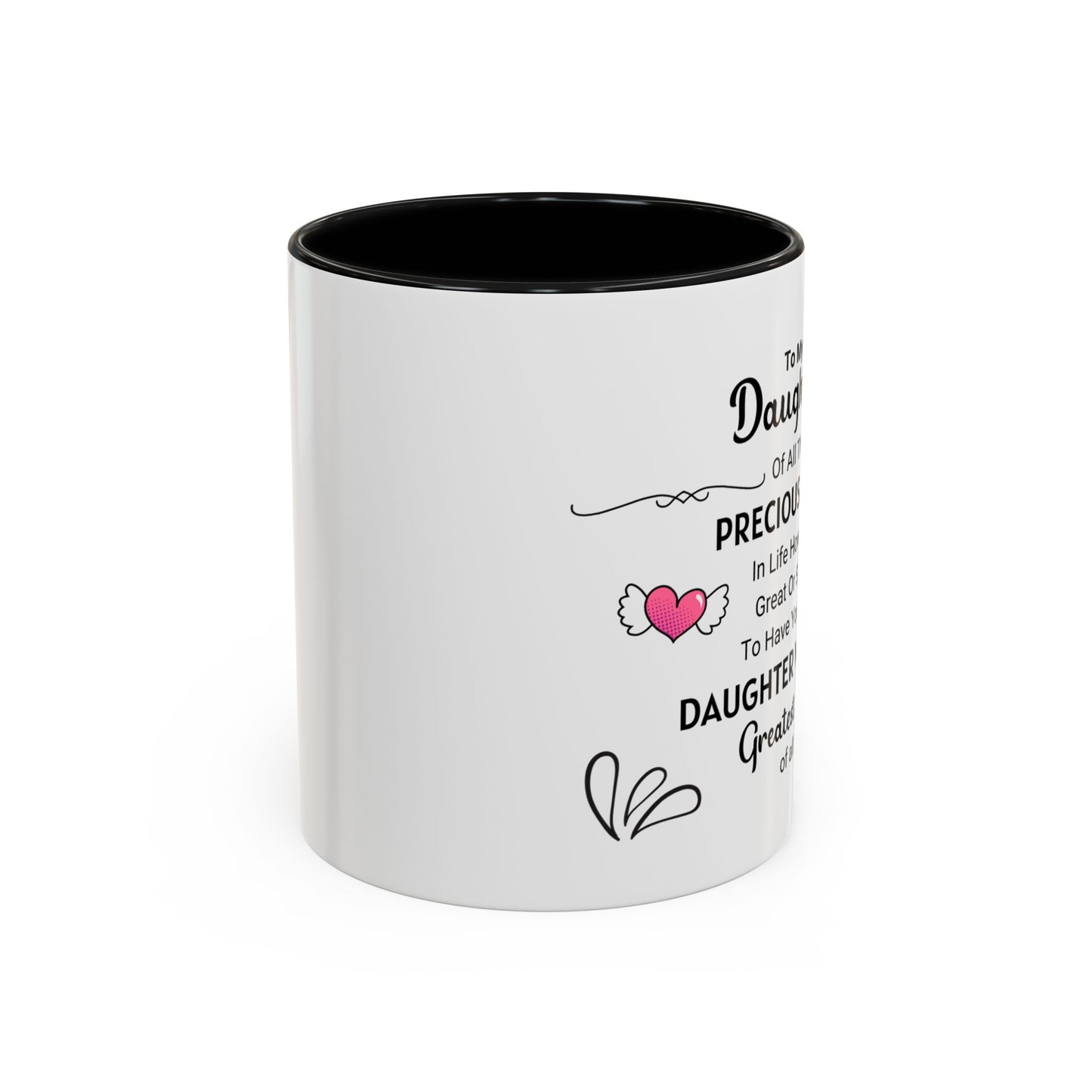 To My Daughter Coffee Mug (11, 15oz)