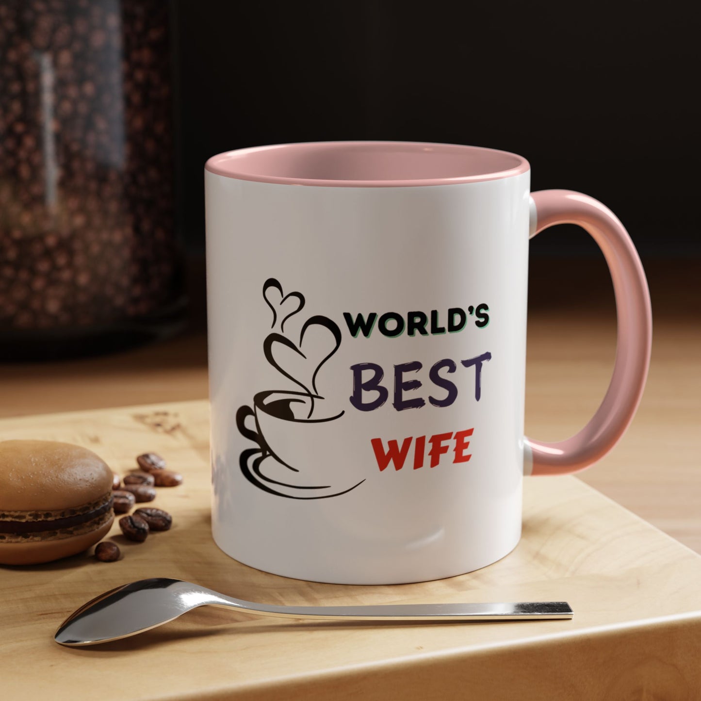 World's Best Wife Accent Coffee Mug (11, 15oz)