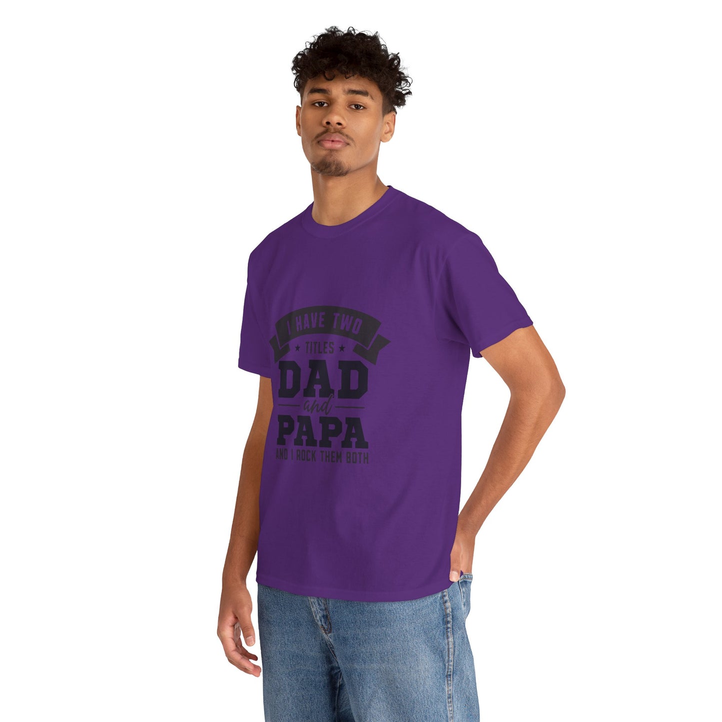 Dad & Papa | Unisex Heavy Cotton Tee