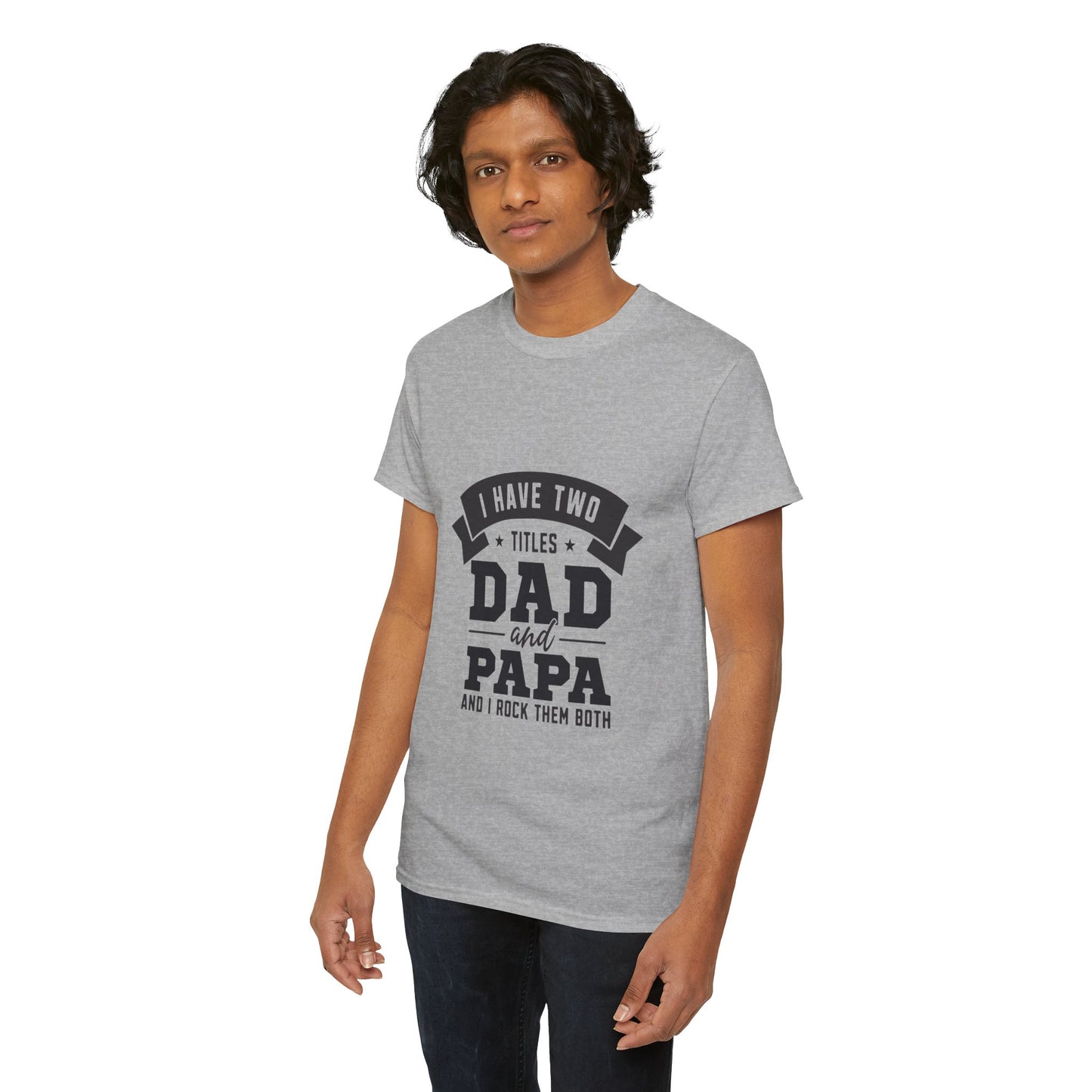 Dad & Papa | Unisex Heavy Cotton Tee