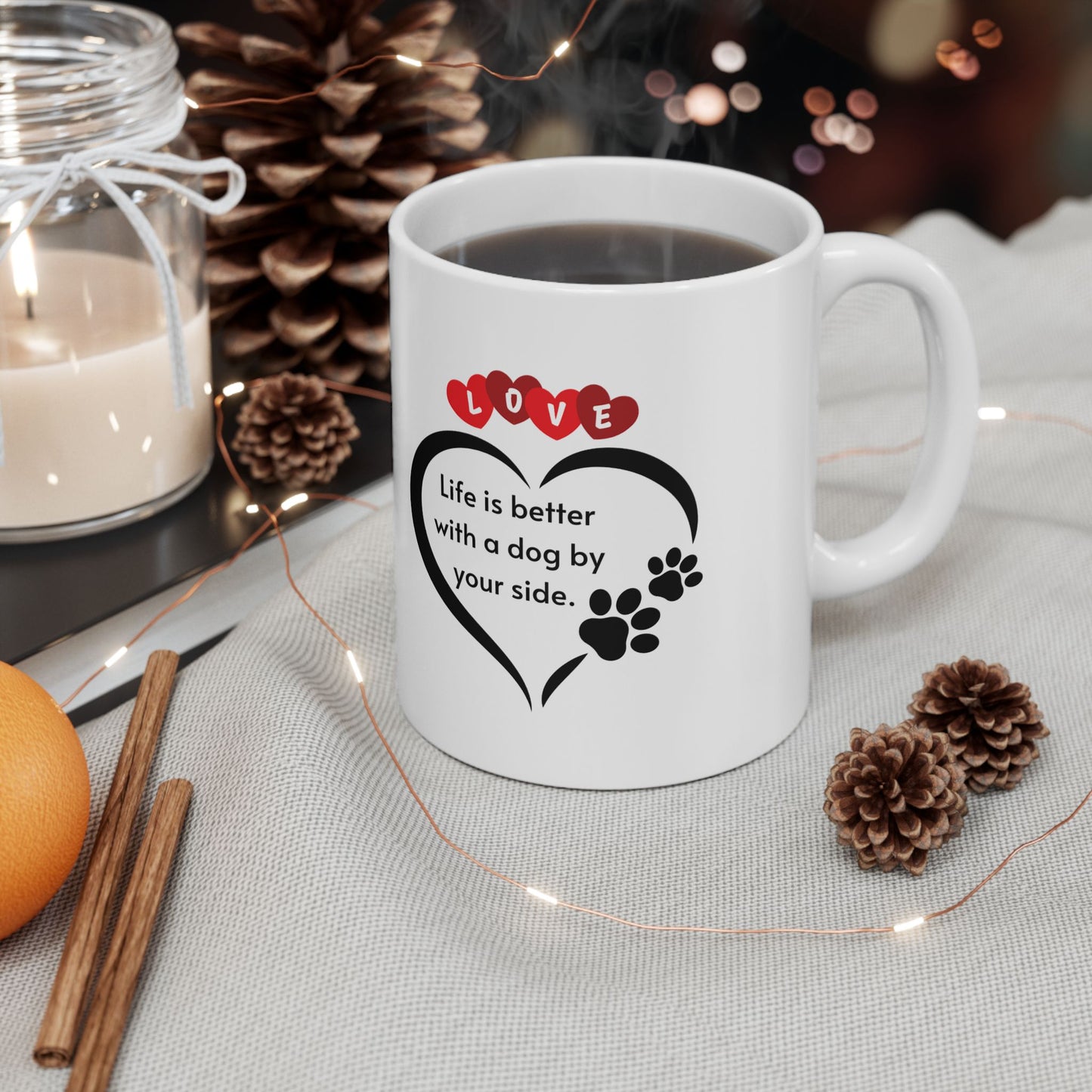 Dog Lover Ceramic Mug, (11oz, 15oz)