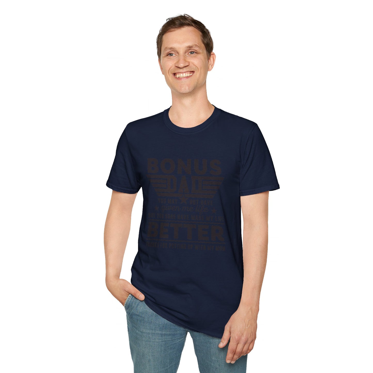 Bonus Dad | Unisex Softstyle T-Shirt