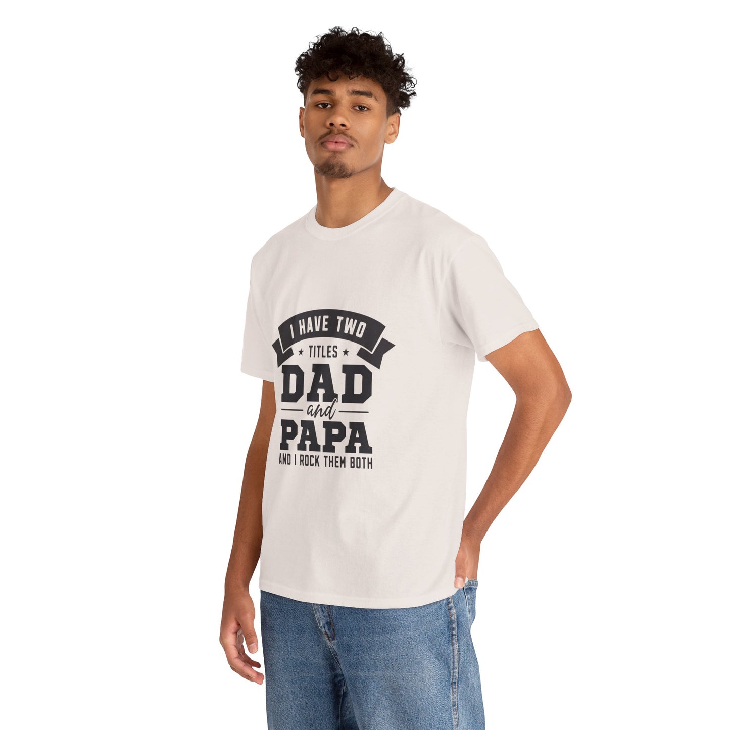 Dad & Papa | Unisex Heavy Cotton Tee