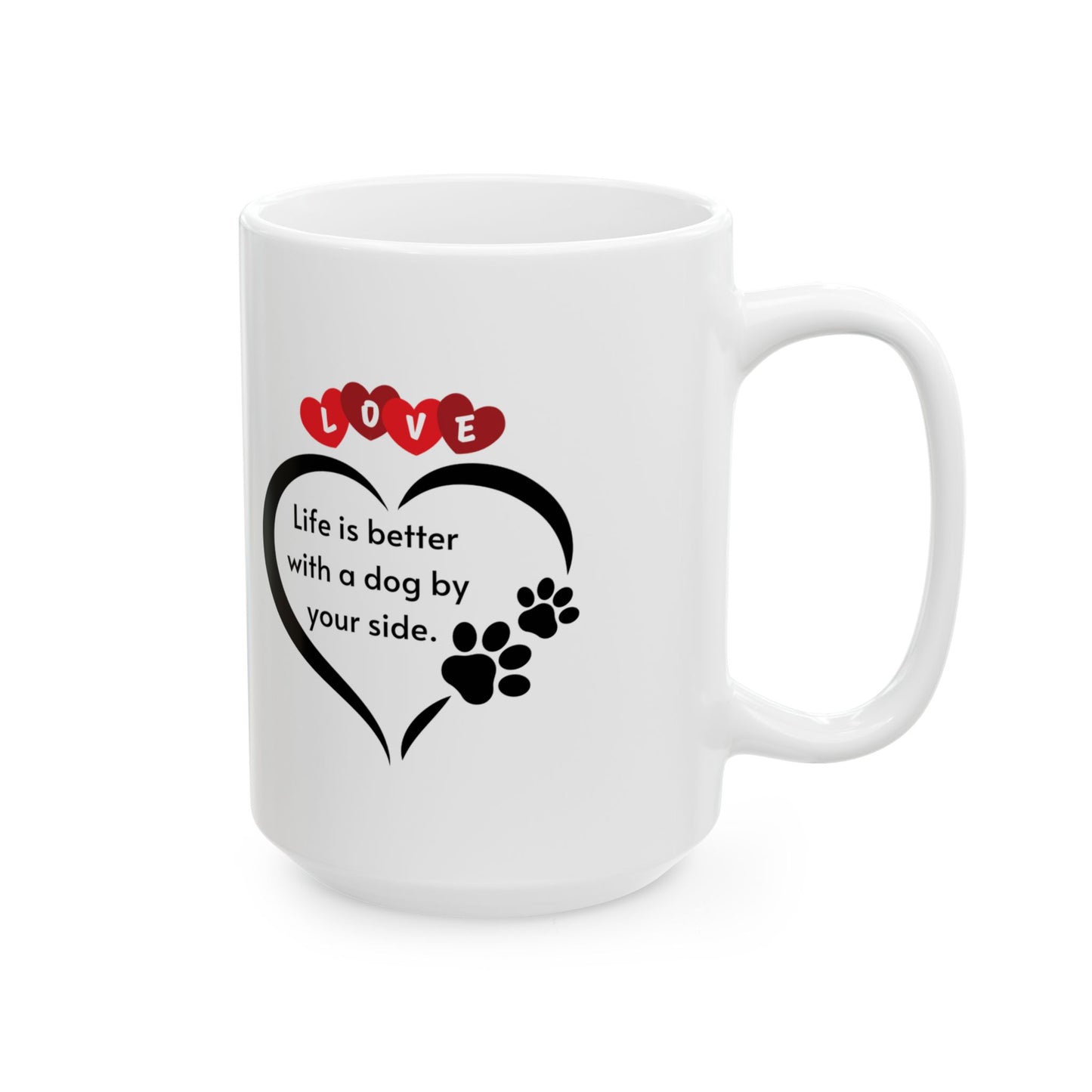 Dog Lover Ceramic Mug, (11oz, 15oz)