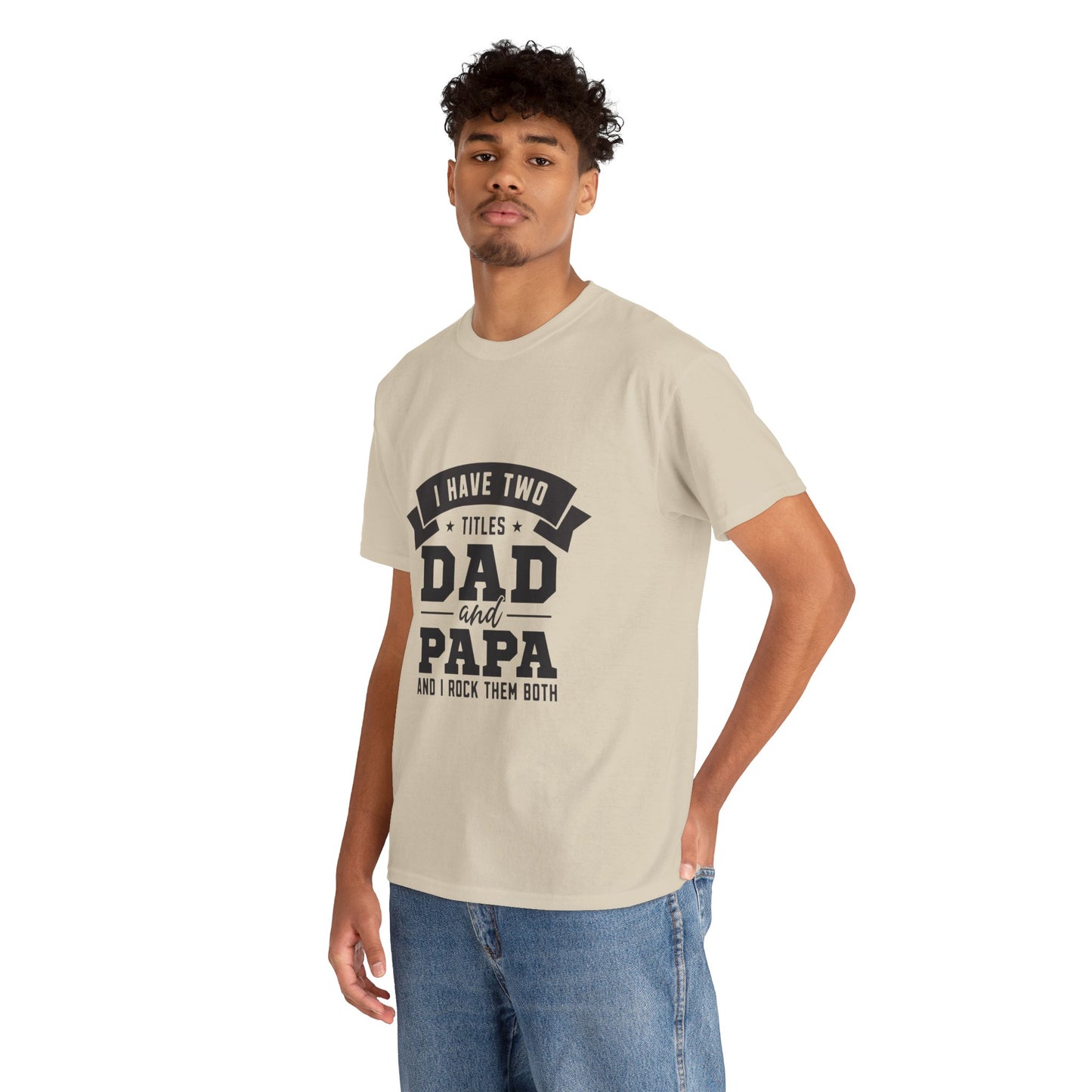 Dad & Papa | Unisex Heavy Cotton Tee
