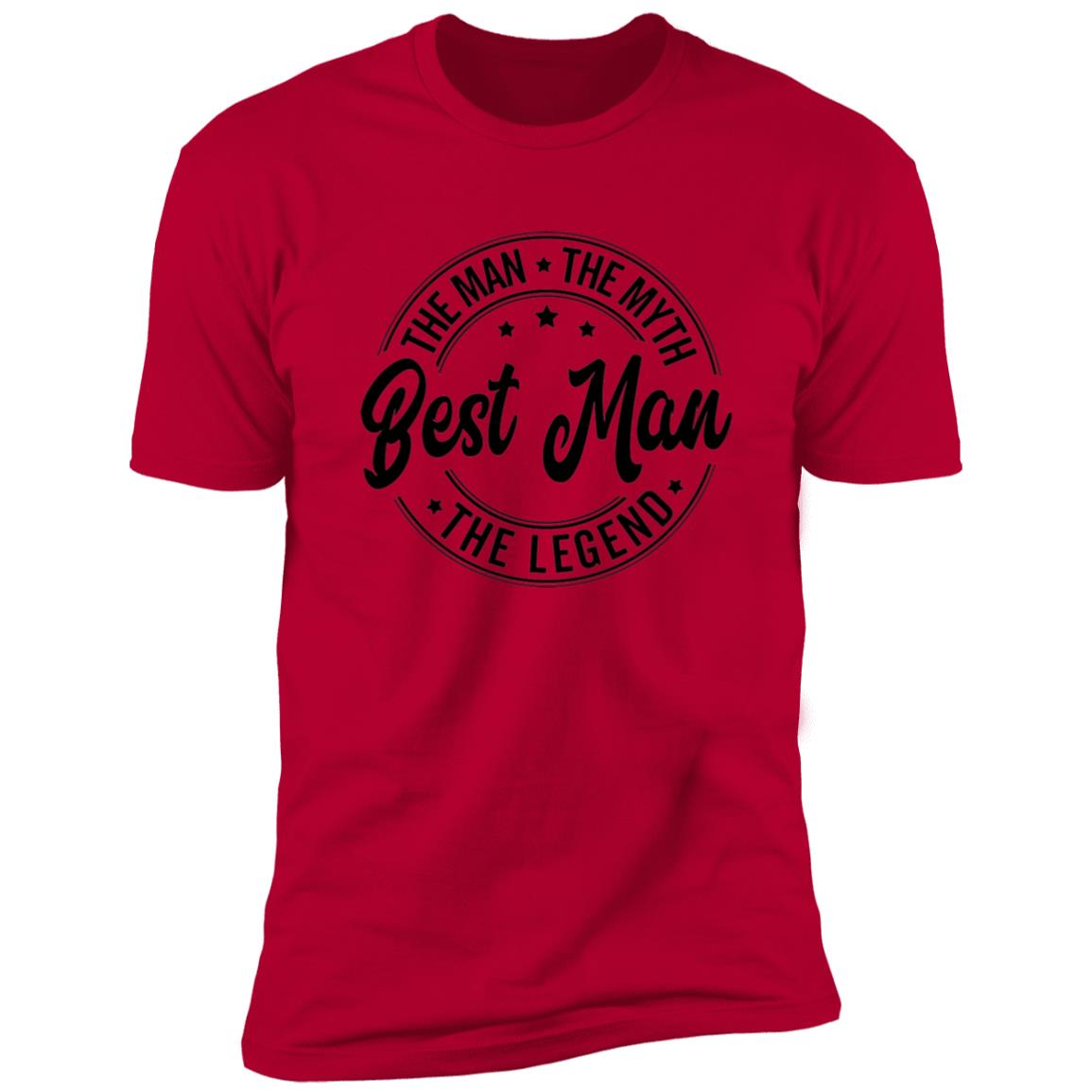 Best Man T-Shirt | Z61x Premium Short Sleeve Tee