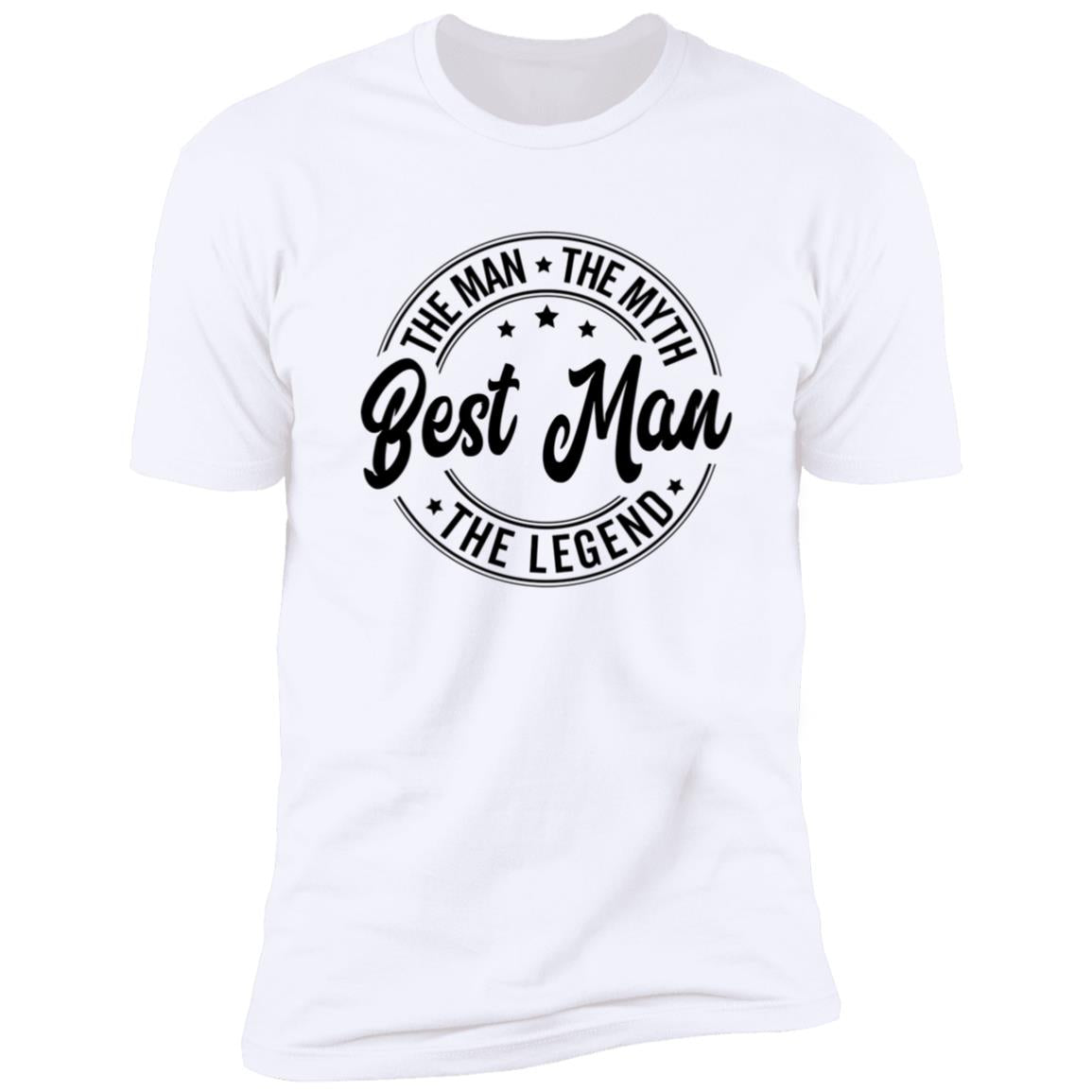 Best Man T-Shirt | Z61x Premium Short Sleeve Tee
