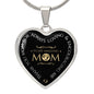 To My Amazing Mom | Thank You Mom | Heart Necklace