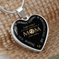To My Amazing Mom | Thank You Mom | Heart Necklace