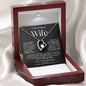 To My Gorgeous Wife | I May Not Be Your First Date | Forever Love Necklace