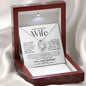 To My Gorgeous Wife | Forever Love Necklace