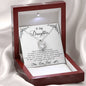 To My Daughter | I Am Always Right There In Your Heart | Forever Love Necklace