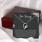I'm Sorry | Turn Back The Hands Of Time | Forever Love Necklace