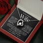 To My Gorgeous Wife | I May Not Be Your First Date | Forever Love Necklace
