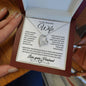 To My Beautiful Wife | Your Last Everything | Forever Love Necklace