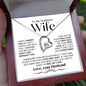 To My Gorgeous Wife | Forever Love Necklace
