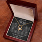 To My Beautiful Wife | I Can't Live Without You | Forever Love Necklace
