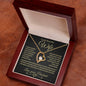 To My Beautiful Wife | Forever Love Necklace