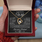 To My Beautiful Wife | I Can't Live Without You | Forever Love Necklace