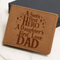DAD | First Hero, First Love | Graphic Leather Wallet