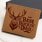 Best Buckin' Dad | Graphic Leather Wallet