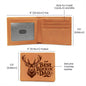 Best Buckin' Dad | Graphic Leather Wallet