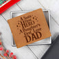 DAD | First Hero, First Love | Graphic Leather Wallet