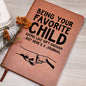 To Dad | Favorite Child | Graphic Leather Journal