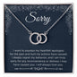 Sorry | My Heartfelt Apologies | Perfect Pair Necklace