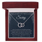 Sorry | My Heartfelt Apologies | Perfect Pair Necklace