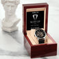 Time To Suit Up | Best Man Tuxedo | Men's Openwork Watch