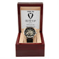 Time To Suit Up | Best Man - White Tux | Men's Openwork Watch