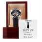Time to Suit Up | Best Man Black Tie | Men's Openwork Watch