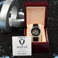 Time To Suit Up | Best Man - White Tux | Men's Openwork Watch