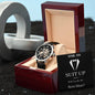 Time To Suit Up | Best Man Tuxedo | Men's Openwork Watch