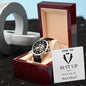 Time To Suit Up | Best Man - White Tux | Men's Openwork Watch